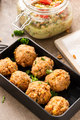 Vegetarial Falafel Balls in Lunch Box. Healthy Take Away Brunch Idea - PhotoDune Item for Sale