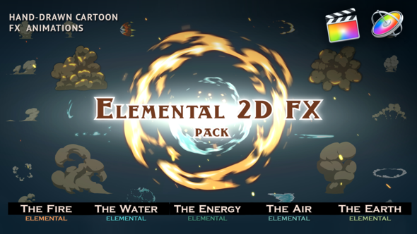 Elemental 2D FX pack for Final Cut Pro X