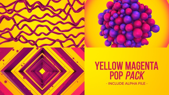 Yellow Magenta Pop Pack