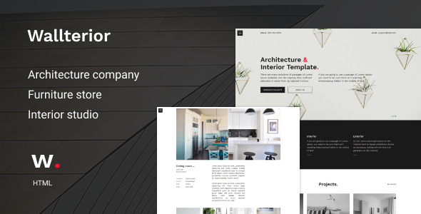 Wallterior – Architecture & Interior HTML Template