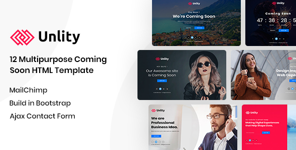 Unlity | Multipurpose Coming Soon HTML Template