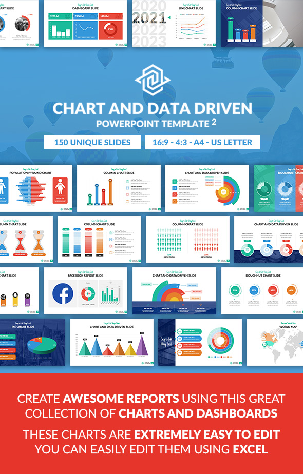 Chart and Data Driven 2 PowerPoint Presentation Template