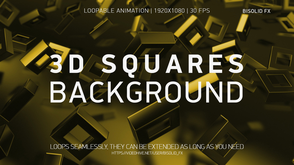 Abstract 3d Squares Background