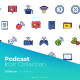 Podcast Icon - GraphicRiver Item for Sale