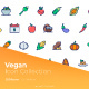 Vegan Icon - GraphicRiver Item for Sale