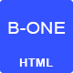 B-One - One Page HTML Template - ThemeForest Item for Sale