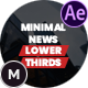 Minimal News Lower Thirds Pack - VideoHive Item for Sale