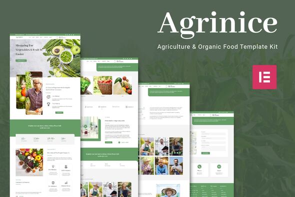 Agrinice - Agriculture and Organic Food Template Kit