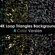 4K Loop Triangles Background - VideoHive Item for Sale