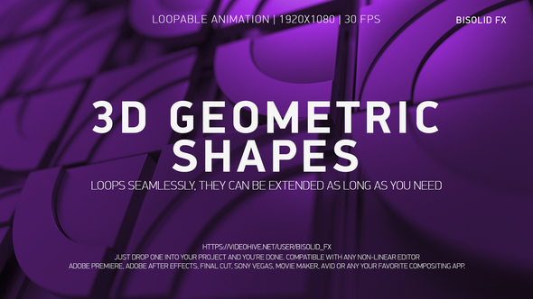 Geometric Shapes Background
