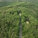 Aerial Landscape of Road in Forest Drone - VideoHive Item for Sale