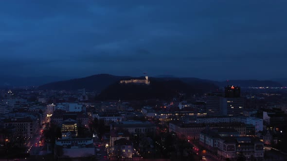 Ljubljana City at Night