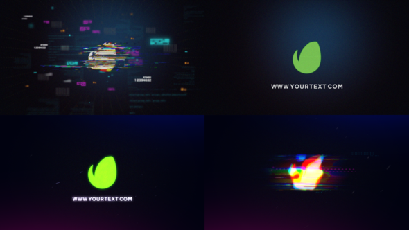 RGB Glitch Logo Opener alt