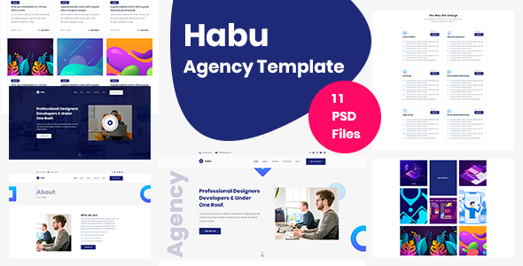 Habu - Creative Agency PSD Template
