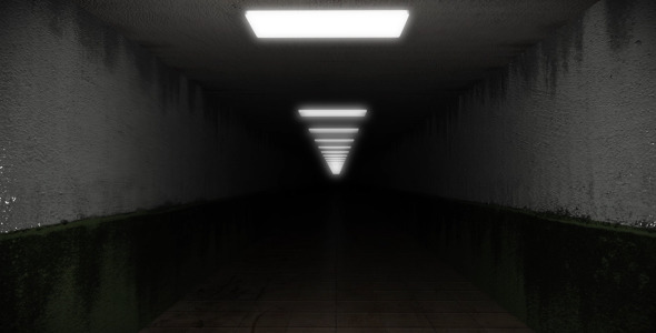 Dark and Creepy Horror Corridor