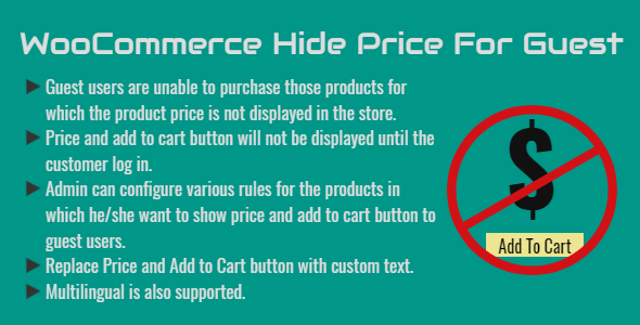 WooCommerce Hide Price For Guest | Hide Until Login