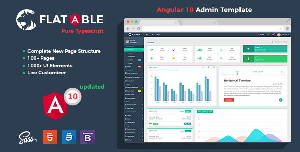 Flat Able - Angular 10 Admin Template