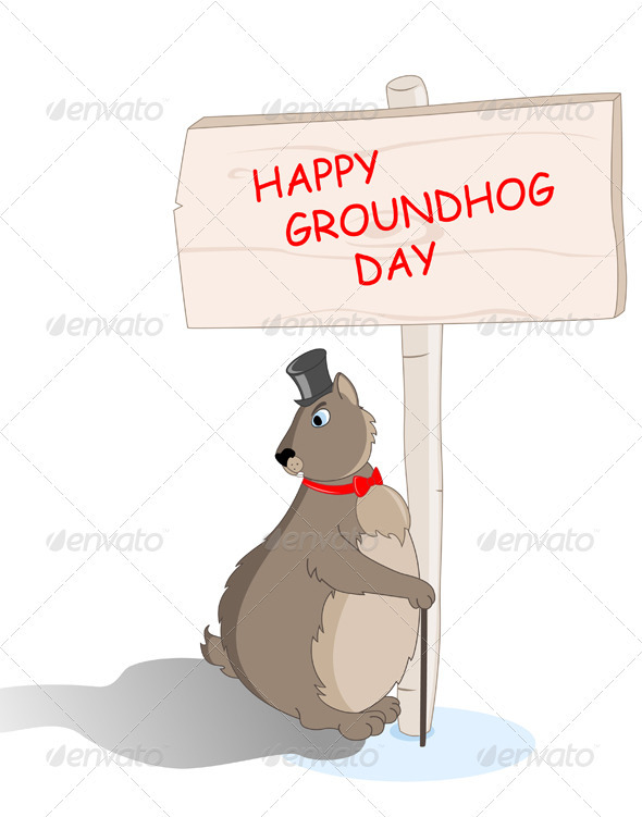 Groundhog Saw his Shadow