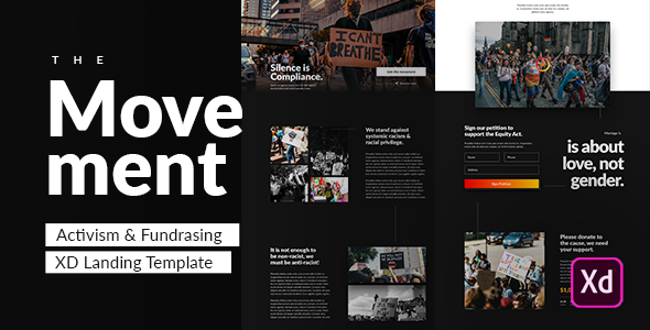 The Movement - Activism & Fundraising Template