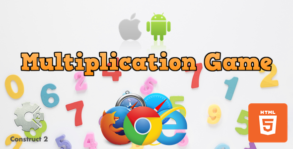 Multiplication Game - Educational Game - Html5 (.Capx)