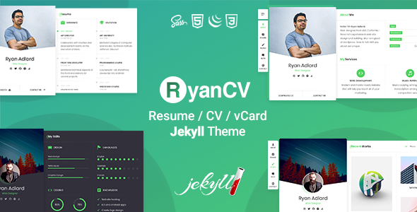 RyanCV - CV Resume Jekyll