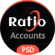 Ratio account services PSD template - ThemeForest Item for Sale