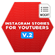 Instagram Stories For YouTubers v.2 - MOGRT - VideoHive Item for Sale