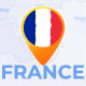 France Map - French Republic Travel Map - VideoHive Item for Sale