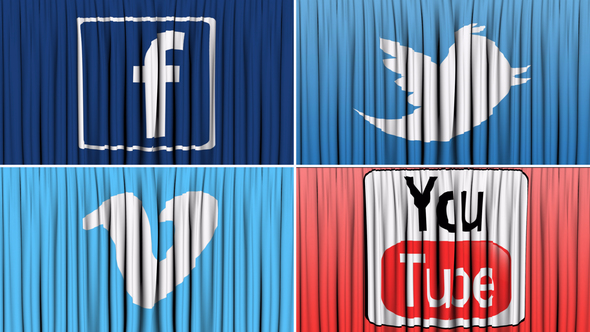 Social Network Curtain Open alt