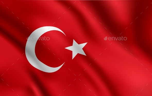 Turkish Flag, Turkey Country National Identity