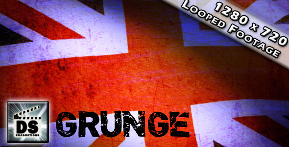 British Union Jack Flag - Grunge