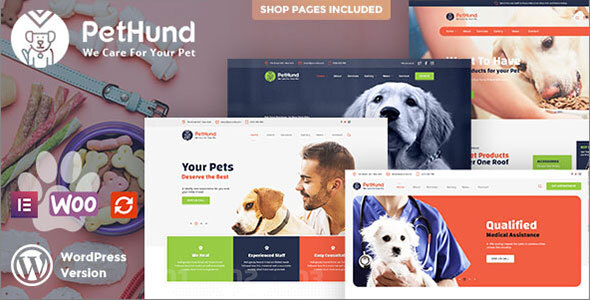 Pet Hund – Animals Shop & Veterinary WordPress Theme