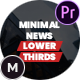 Minimal News Lower Thirds Pack for Premiere Pro - VideoHive Item for Sale