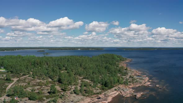 Scandinavian Forest Islands Aerial