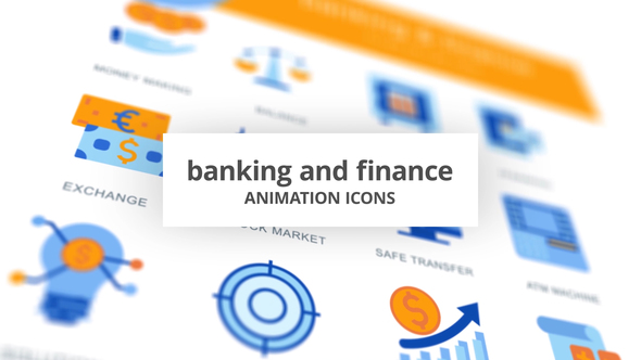 Banking & Finance - Animation Icons