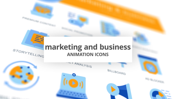 Marketing & Business - Animation Icons