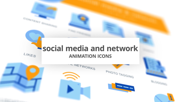 Social Media & Network - Animation Icons