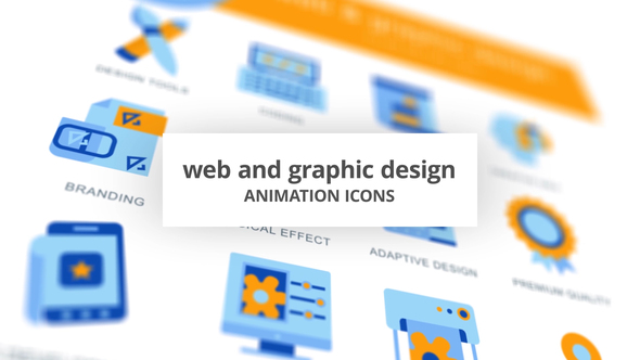 WEB & Graphic Design - Animation Icons alt