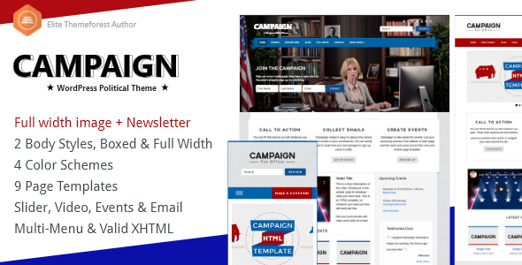 Campaign – Political WordPress Theme