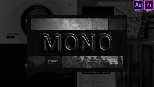 Monochrome Dynamic Typography alt