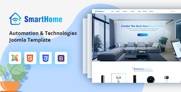 SmartHome - Smart Home Automation & Technologies Joomla Template