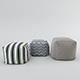 Pouf collection - 3DOcean Item for Sale