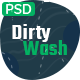 Dirty Wash - Dry Cleaning & Laundry Service PSD Template - ThemeForest Item for Sale