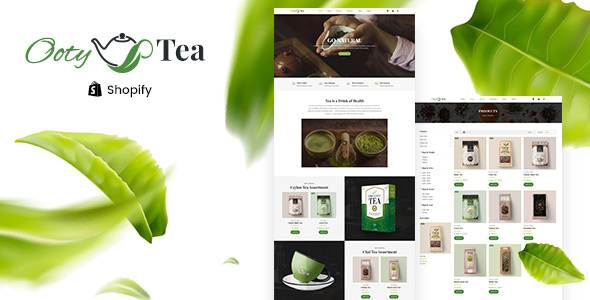 Ooty – Organic Tea Store Shopify Theme