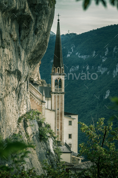 ilt in the rocks, 773 m over sea level, region Veneto, Italy