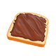 Nutella Toast - 3DOcean Item for Sale