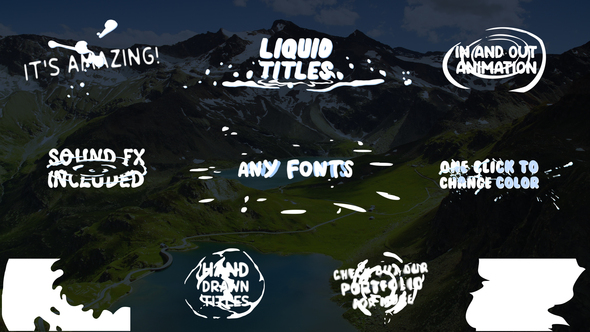Cartoon Liquid Titles | FCPX alt