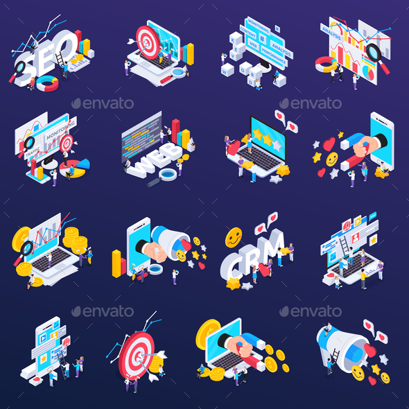 SEO Icons Set