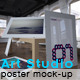 Poster Mock-up ART STUDIO - GraphicRiver Item for Sale