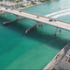 Amazing Bridge Aerial Sequence On A1A In Miami With Traffic and Watercraft - VideoHive Item for Sale